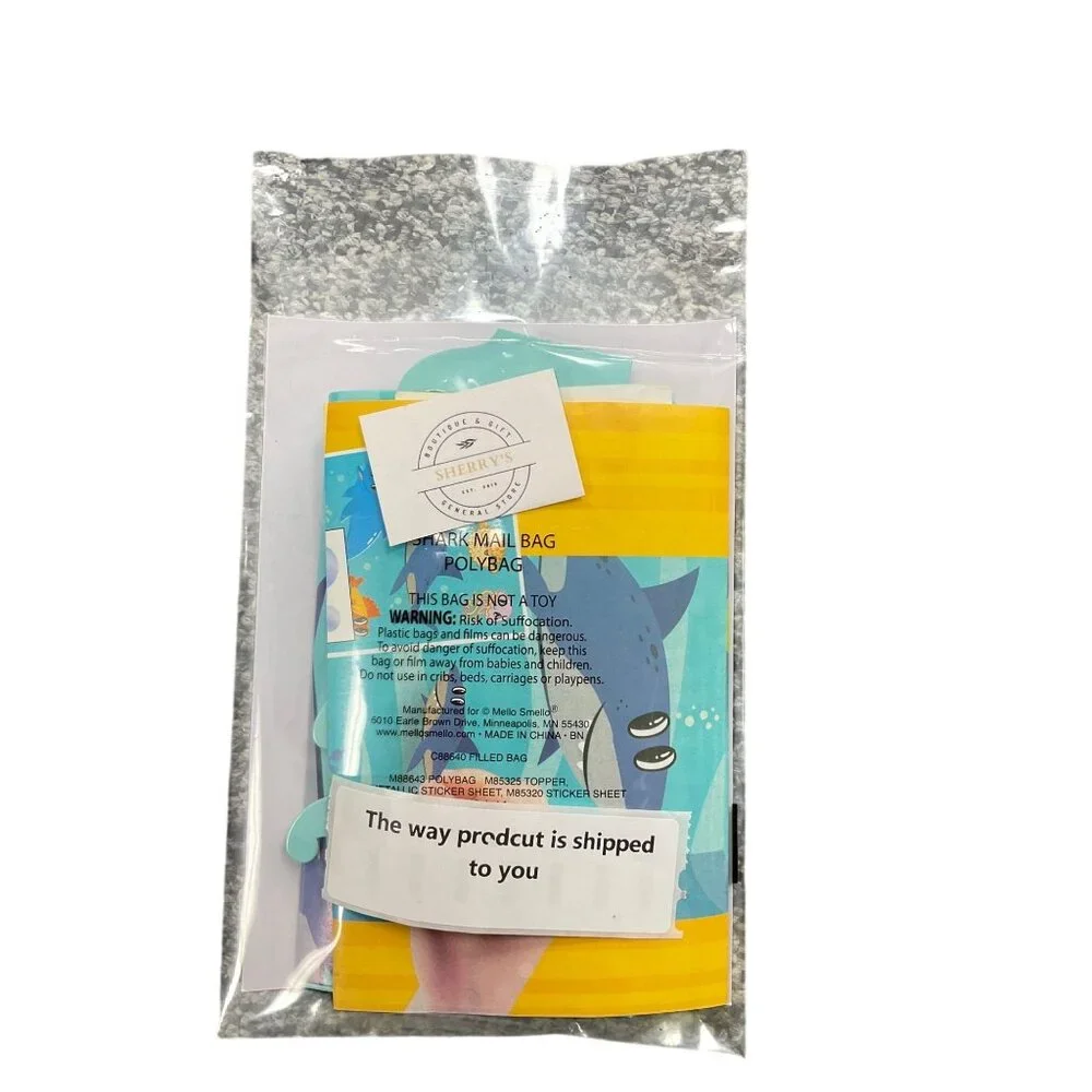 Jungle-Themed Party Favor Bags With Tiger & Elephant Design